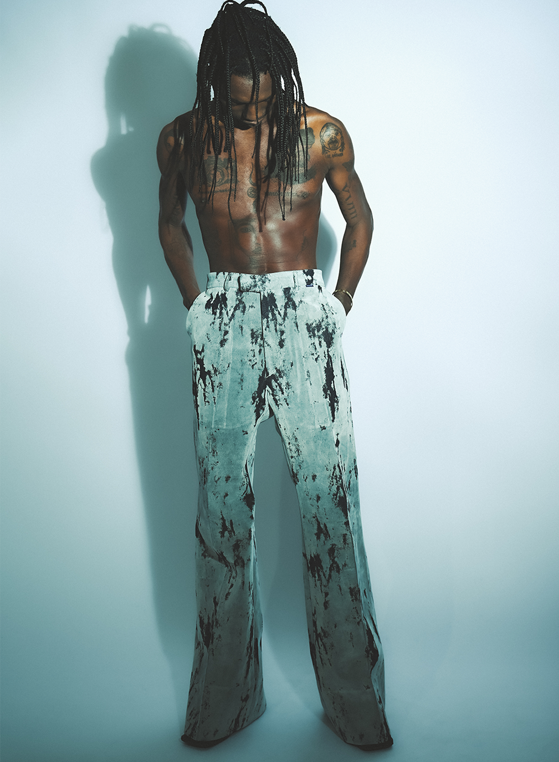 FLOCK BOOT CUT PANTS