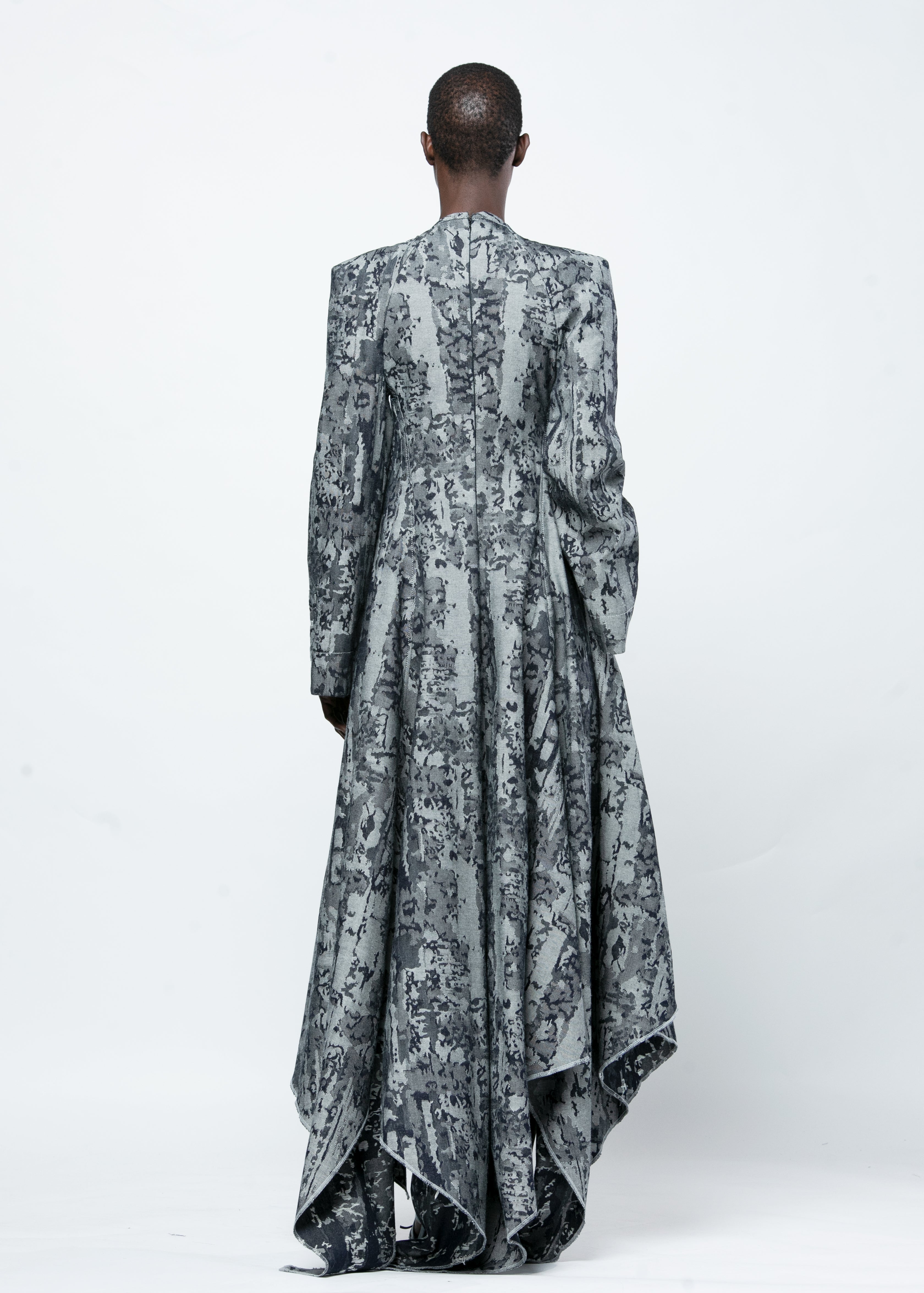 Asymmetric long dress